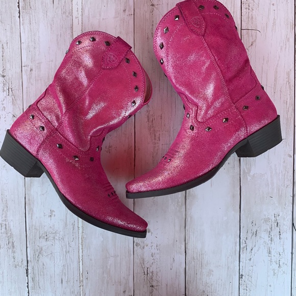 hot pink cowboy boots womens
